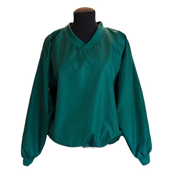 Augusta Sportswear Green Micro Poly Lined Golf Windshirt Mens size Small - Picture 10 of 10
